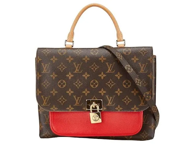 Borsa 2 in 1 Monogram Marignan M44286 di Louis Vuitton Marrone
