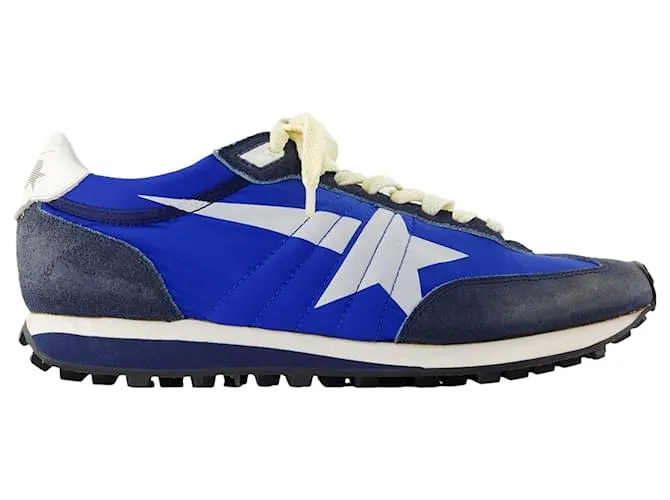 Sneakers da Maratona - Golden Goose Deluxe Brand - Pelle - Blu