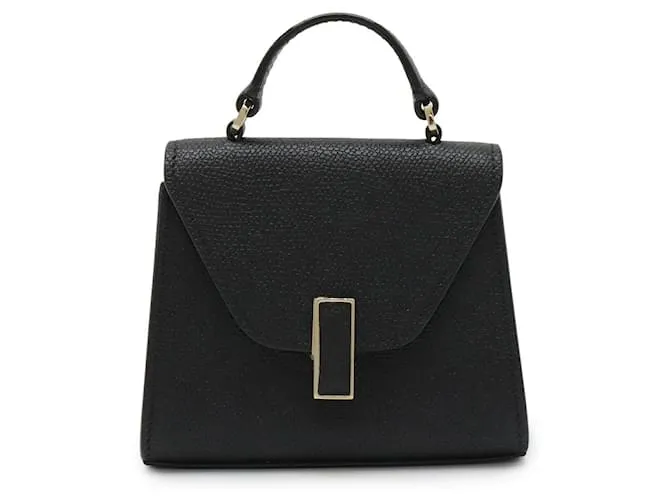Borsa in pelle Valextra Iside 2way Nero
