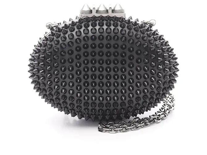 Borsa a Spalla in Pelle Gamaguchi di Christian Louboutin Nero