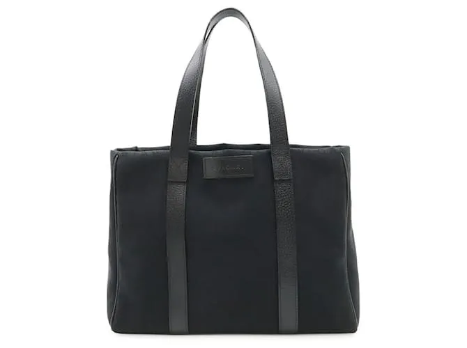 Bulgari Borsa 2 in 1 in tela e pelle Logo Mania BVLGARI Nero