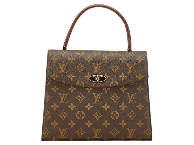 Borsa a mano Monogram Marzelbe di Louis Vuitton Marrone