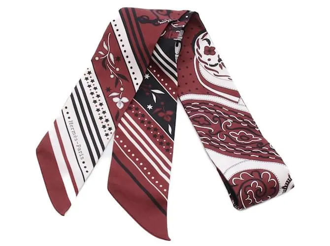 Foulard in seta FESTIVAL DES AMAZONES di Hermès Marrone