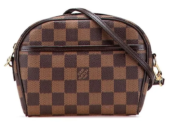 Borsa a spalla 2 in 1 Damier Ipanema di Louis Vuitton Marrone