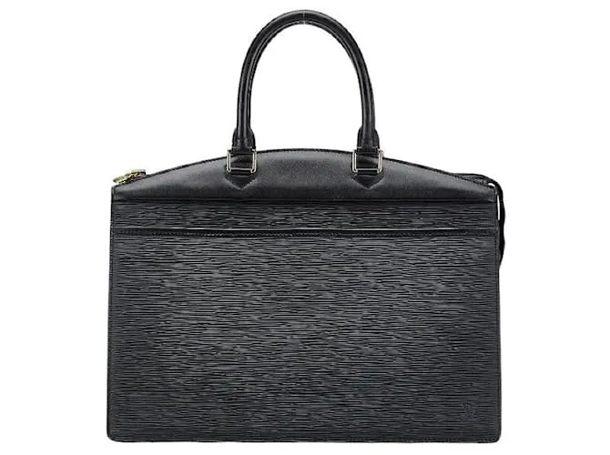 Borsa a mano Louis Vuitton Riviera in pelle Epi Nero