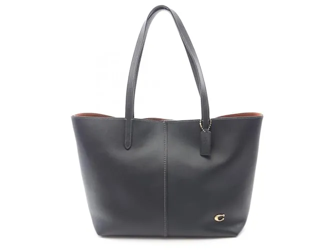 Borsa Tote in Pelle Coach North Tote 32 Nero