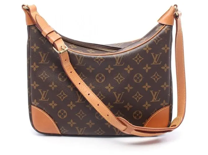Borsa a Spalla Boulogne PM Monogramma Louis Vuitton Marrone