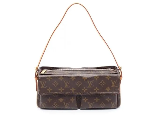 Borsa a Spalla Monogram VIVA-CITE di Louis Vuitton Marrone