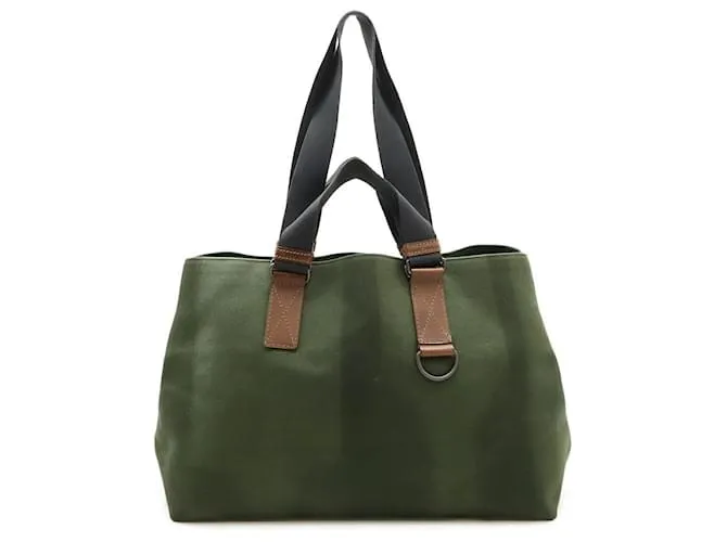 Borsa Tote 2 in 1 in tela Bottega Veneta Verde