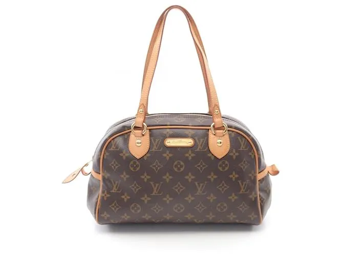 Borsa a Spalla Monogram Montorgueil PM di Louis Vuitton Marrone