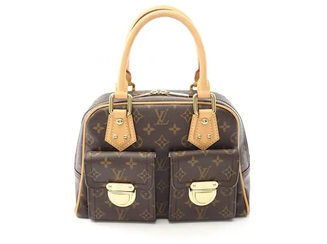Borsa a mano Monogram Manhattan PM di Louis Vuitton Marrone