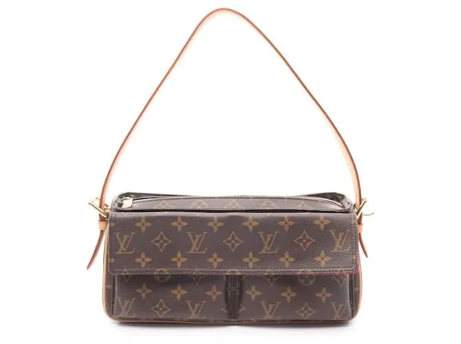 Borsa a Spalla Monogram VIVA-CITE MM di Louis Vuitton Marrone