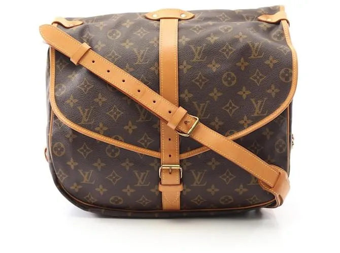 Borsa a Spalla Monogram Sommeur 35 di Louis Vuitton Marrone