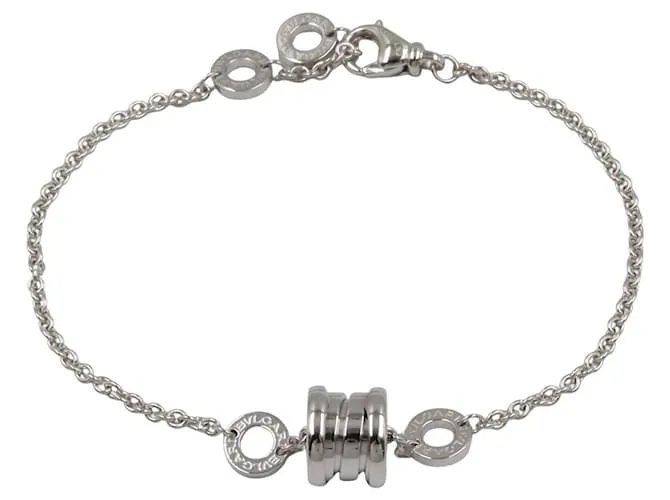 Bulgari Bracciale BVLGARI B-zero1 Au750 Taglia 17 Argento Metallico