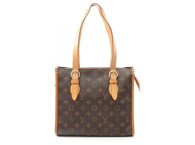 Borsa Tote Monogram Popincourt di Louis Vuitton Marrone