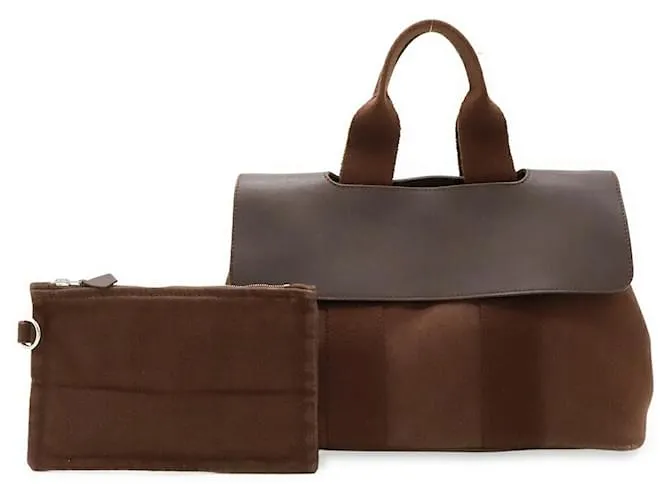 Borsa Toilchevron PM Valparaiso di Hermès Marrone