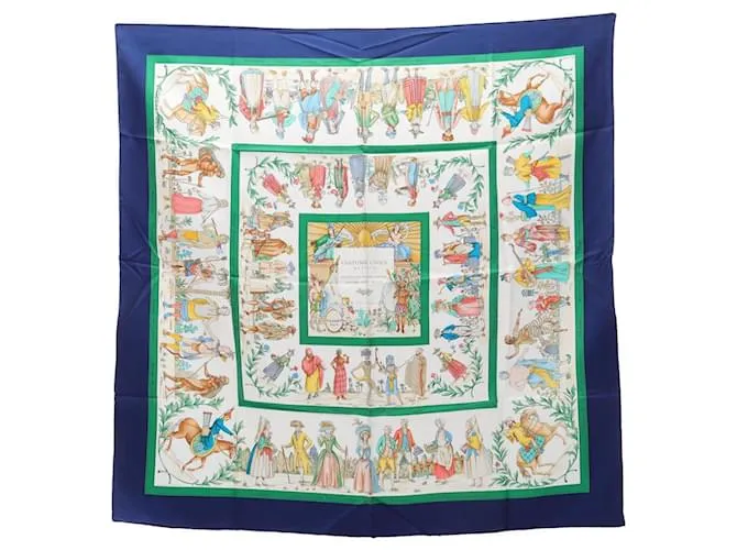 Foulard in seta Hermès COSTUMI CIVILI ATTUALI Multicolore