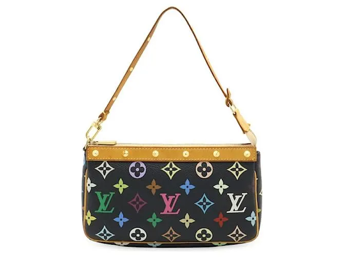 Pochette Accessori Monogram Multicolore Louis Vuitton Nero