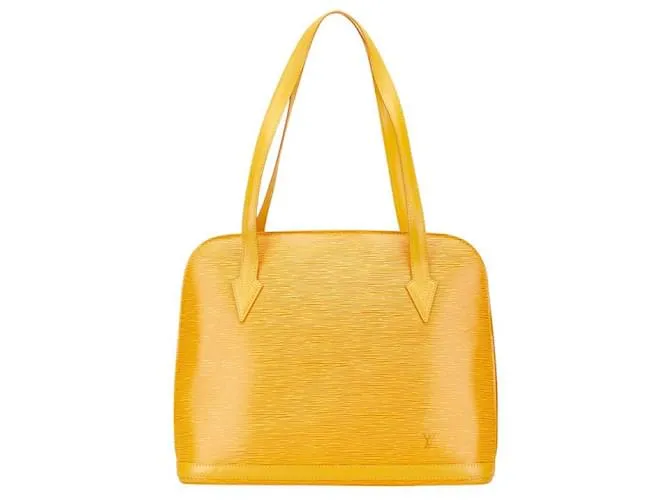Borsa a Spalla Lussac Epi di Louis Vuitton Giallo