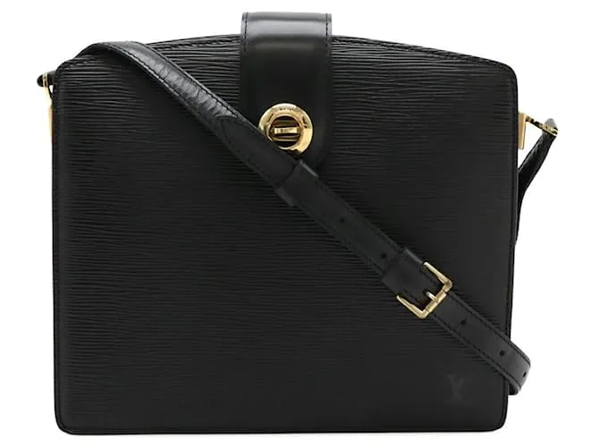 Borsa a Spalla Capucines Epi Louis Vuitton Nero