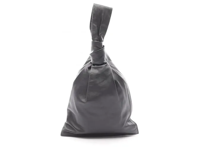 Borsa in pelle BV Twist di Bottega Veneta Nero