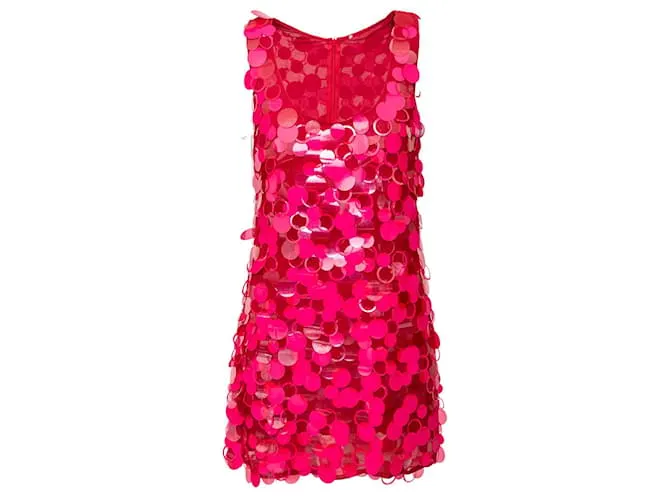 Autre Marque Abito in Paillettes Collection Privée Rosa