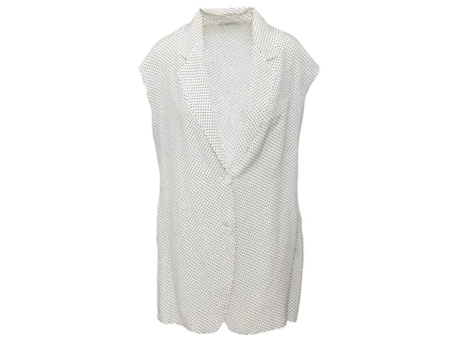 Autre Marque Top in seta Dušan Bianco