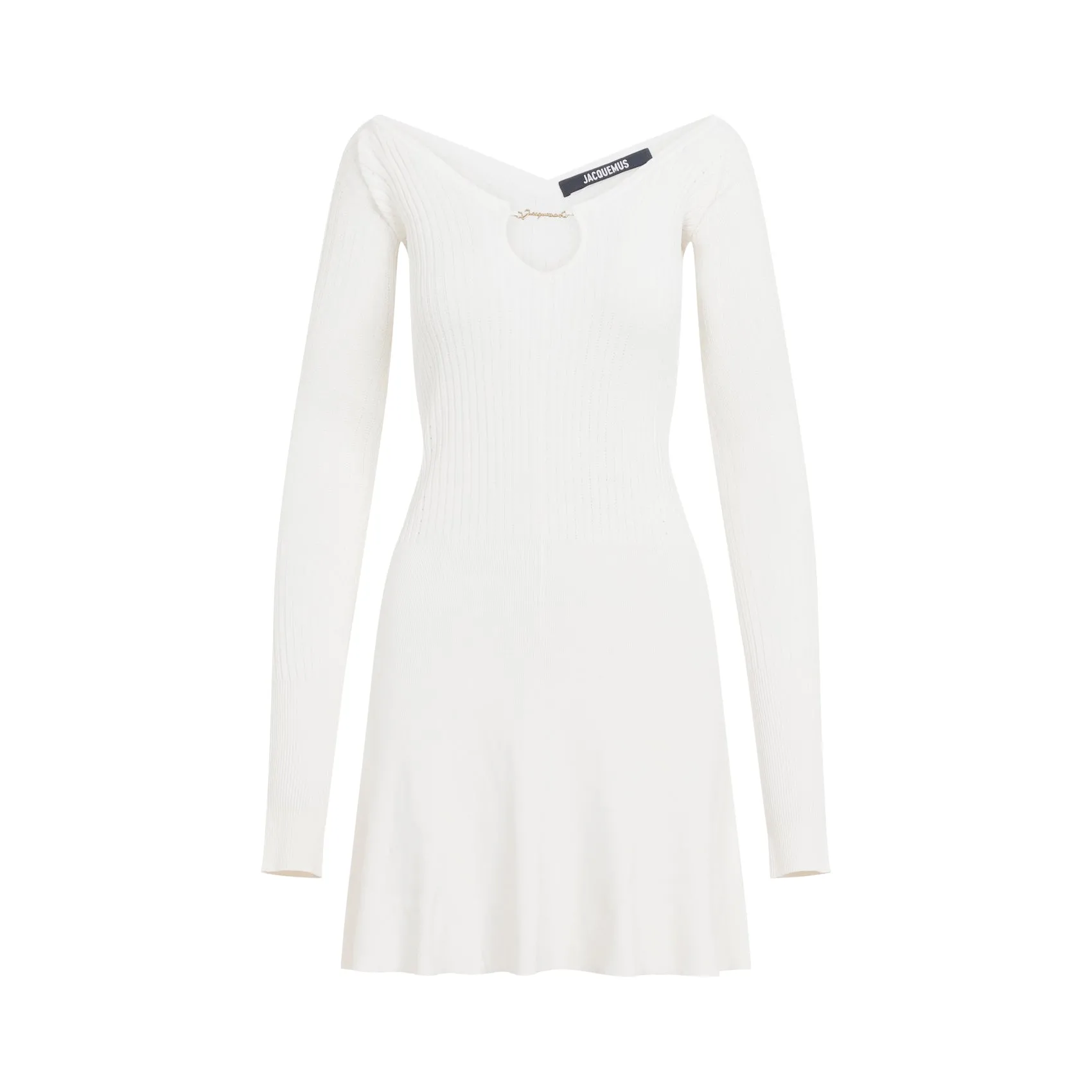 Off White La Mini Robe Pralu Viscose Mini Dress