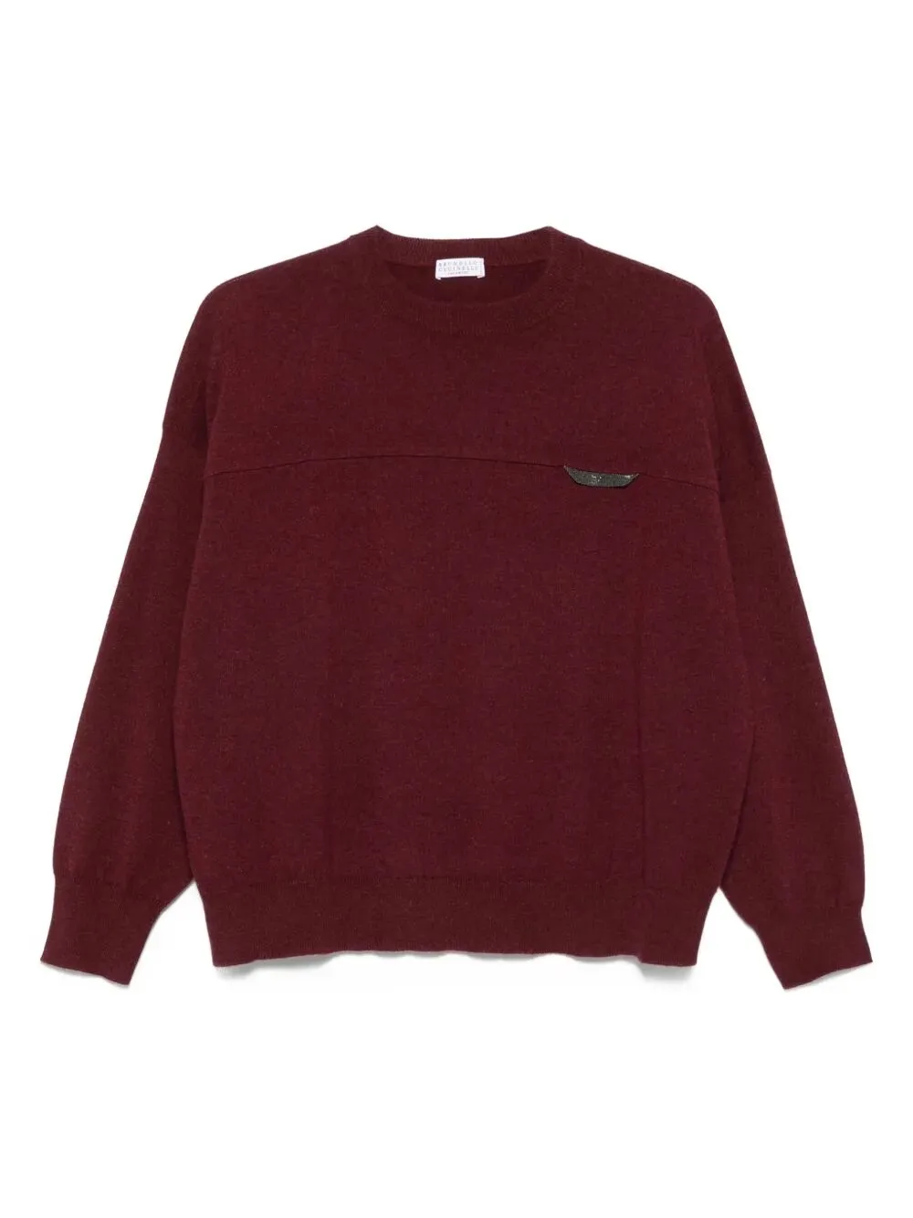 Maglione In Cashmere Con Decorazione In Monile