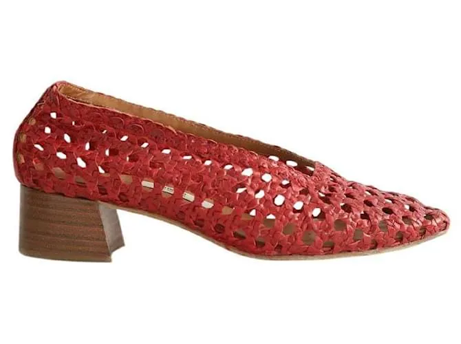 Autre Marque Tacchi in pelle rossi Rosso