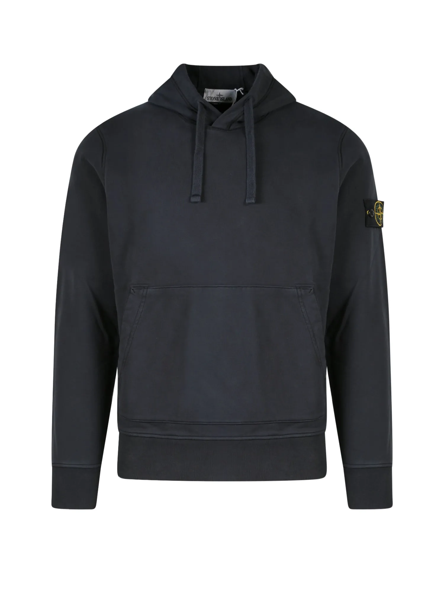 Cotton Sweatshirt With Removable Logo Patch