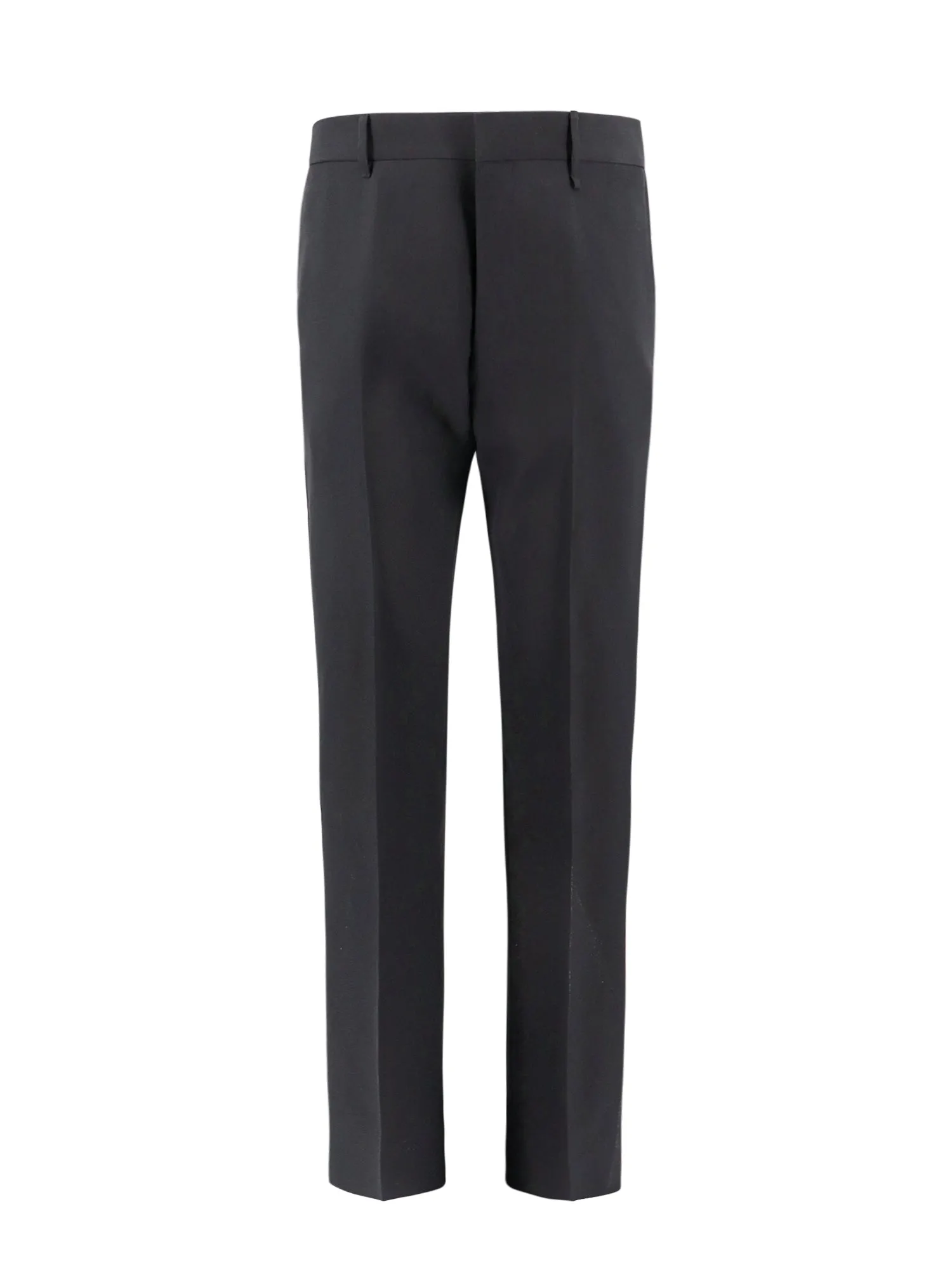 Wool Trouser With Logoed Bands On The Side