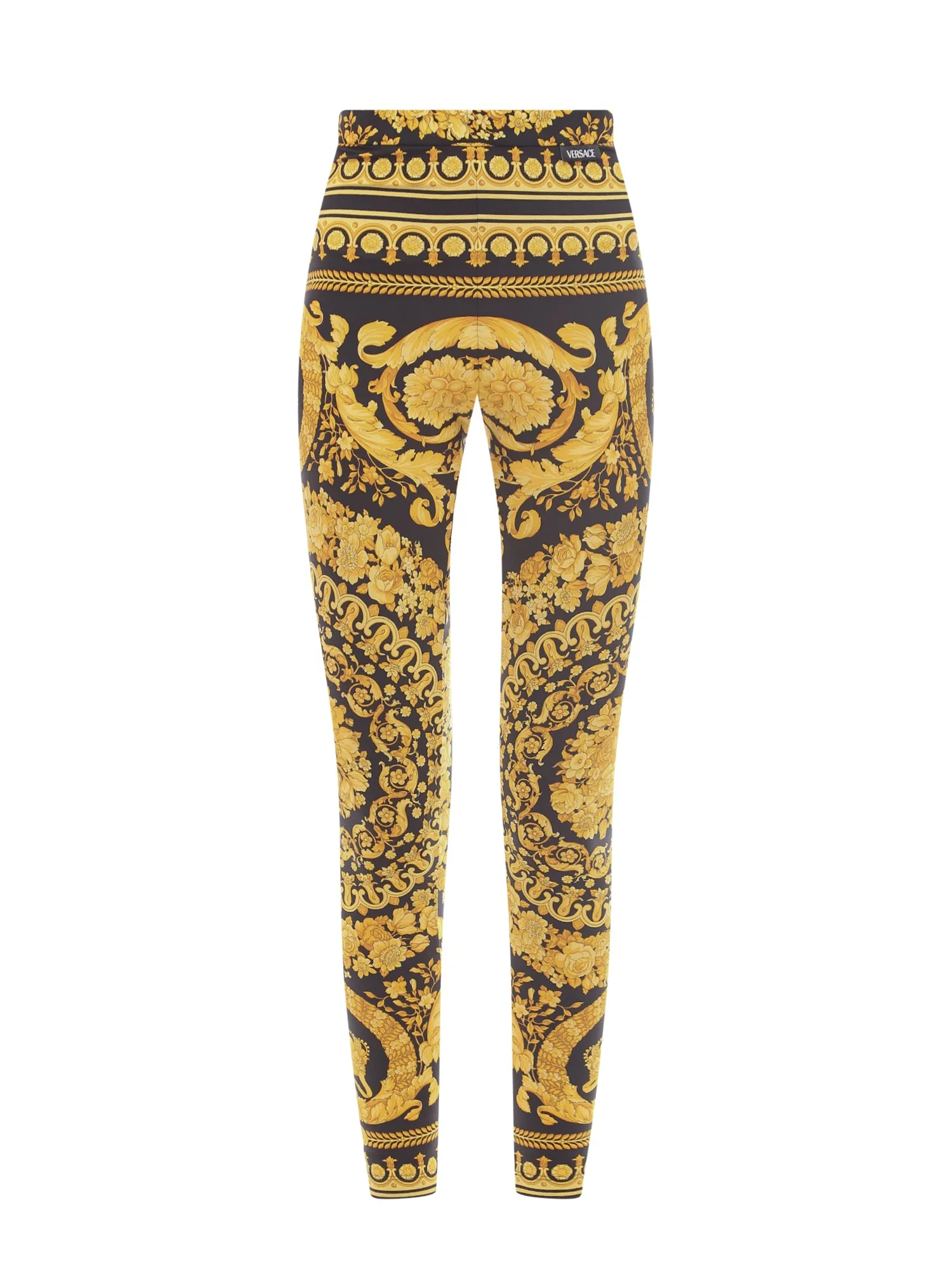 Leggings With Iconic Baroque Print