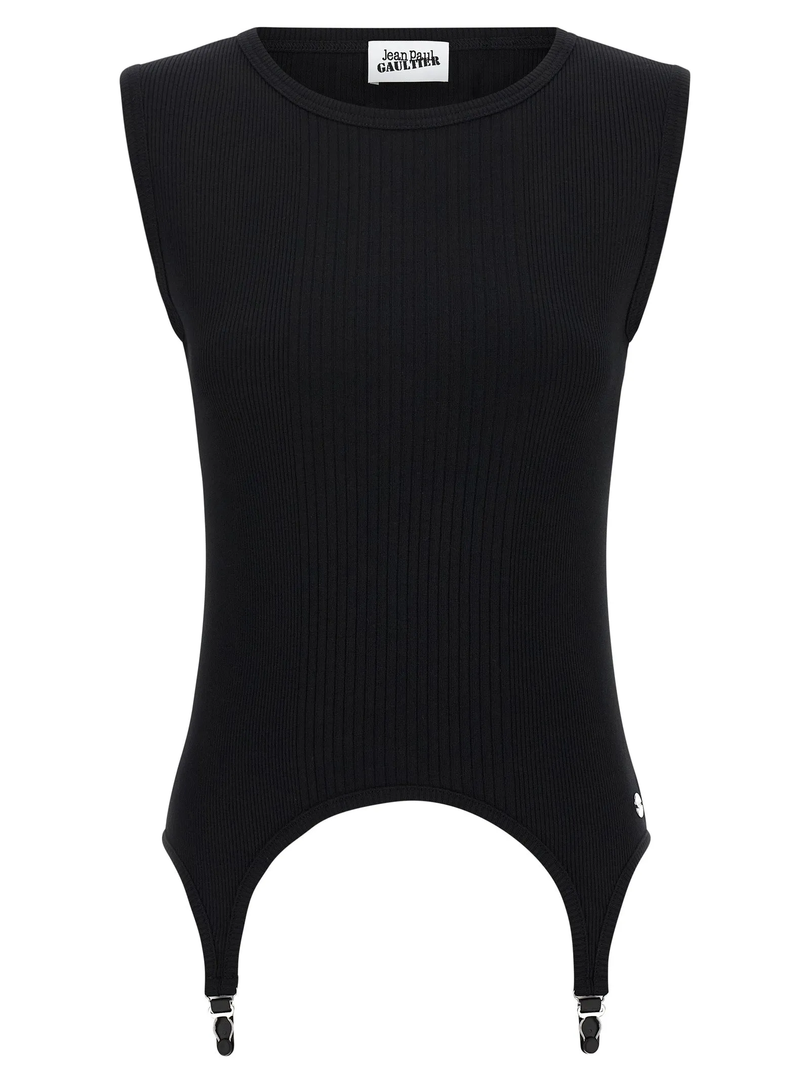 The Black Garter Top Nero