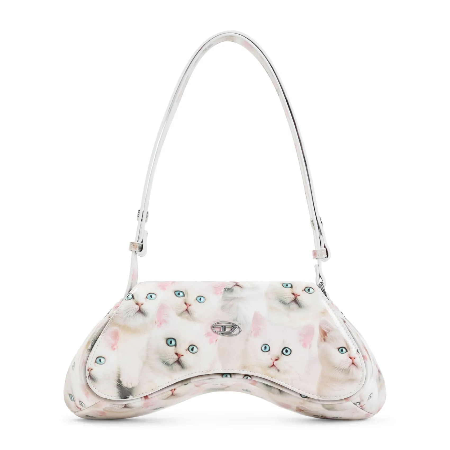 White Play Polyurethane Handbag