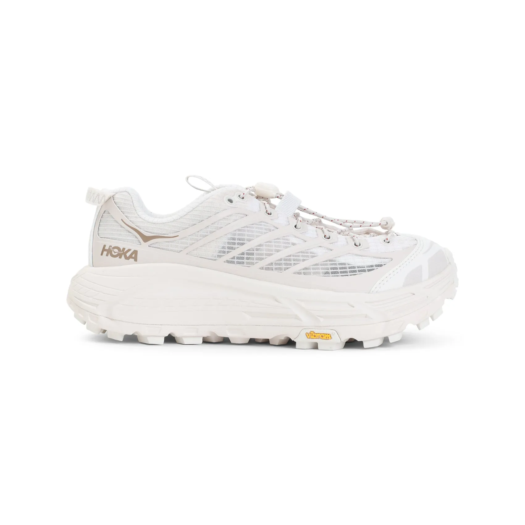 White Mafate Three 2 Grid Textile Sneakers