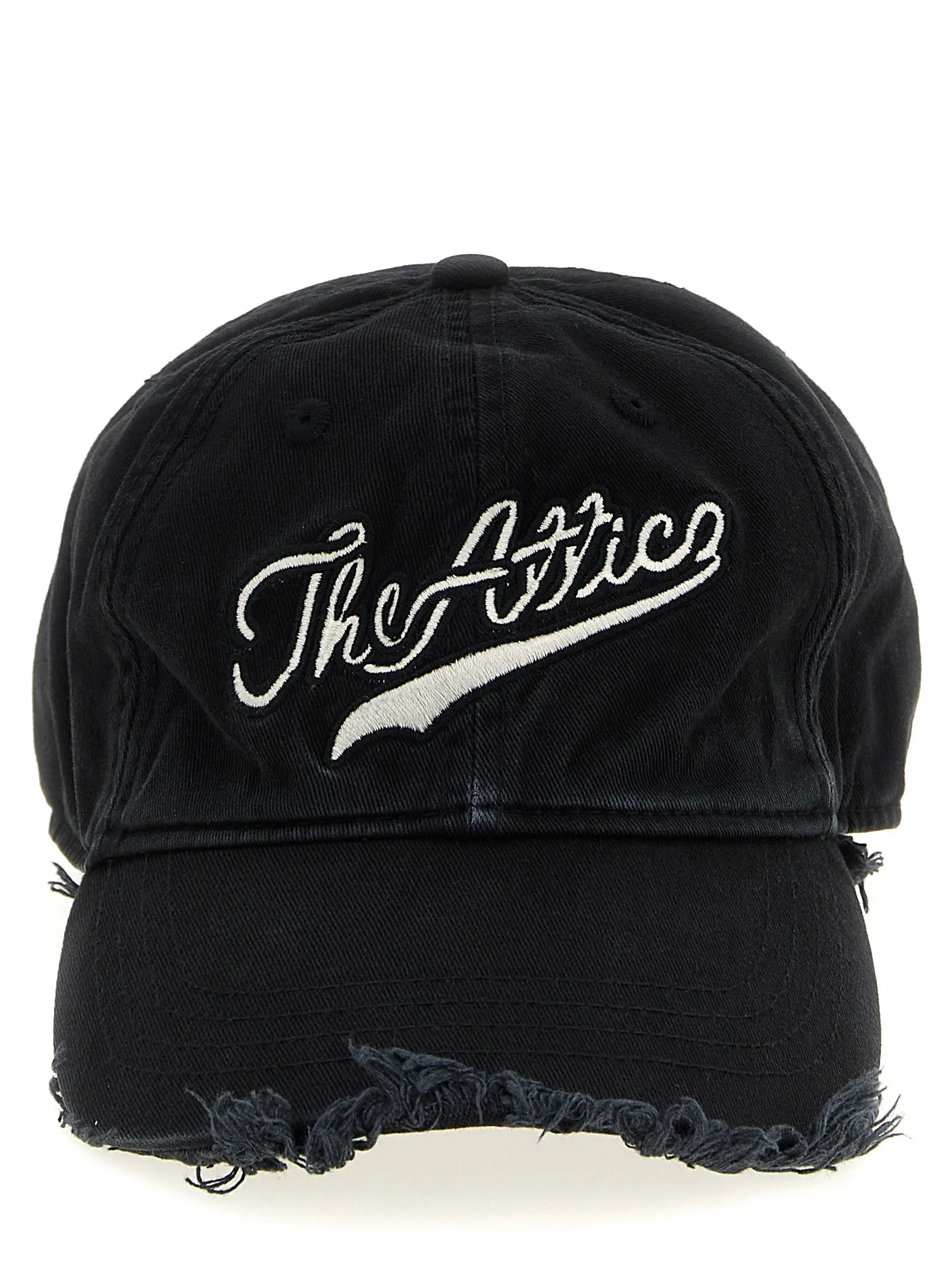 Logo Embroidery Hat Cappelli Nero