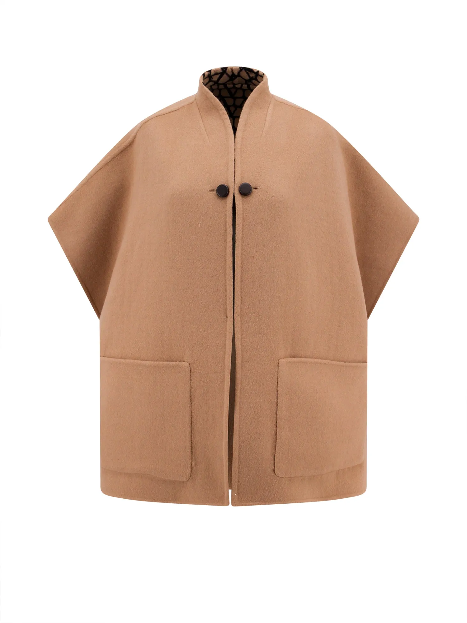 Valentino Double Coat Toile Iconographe Cape