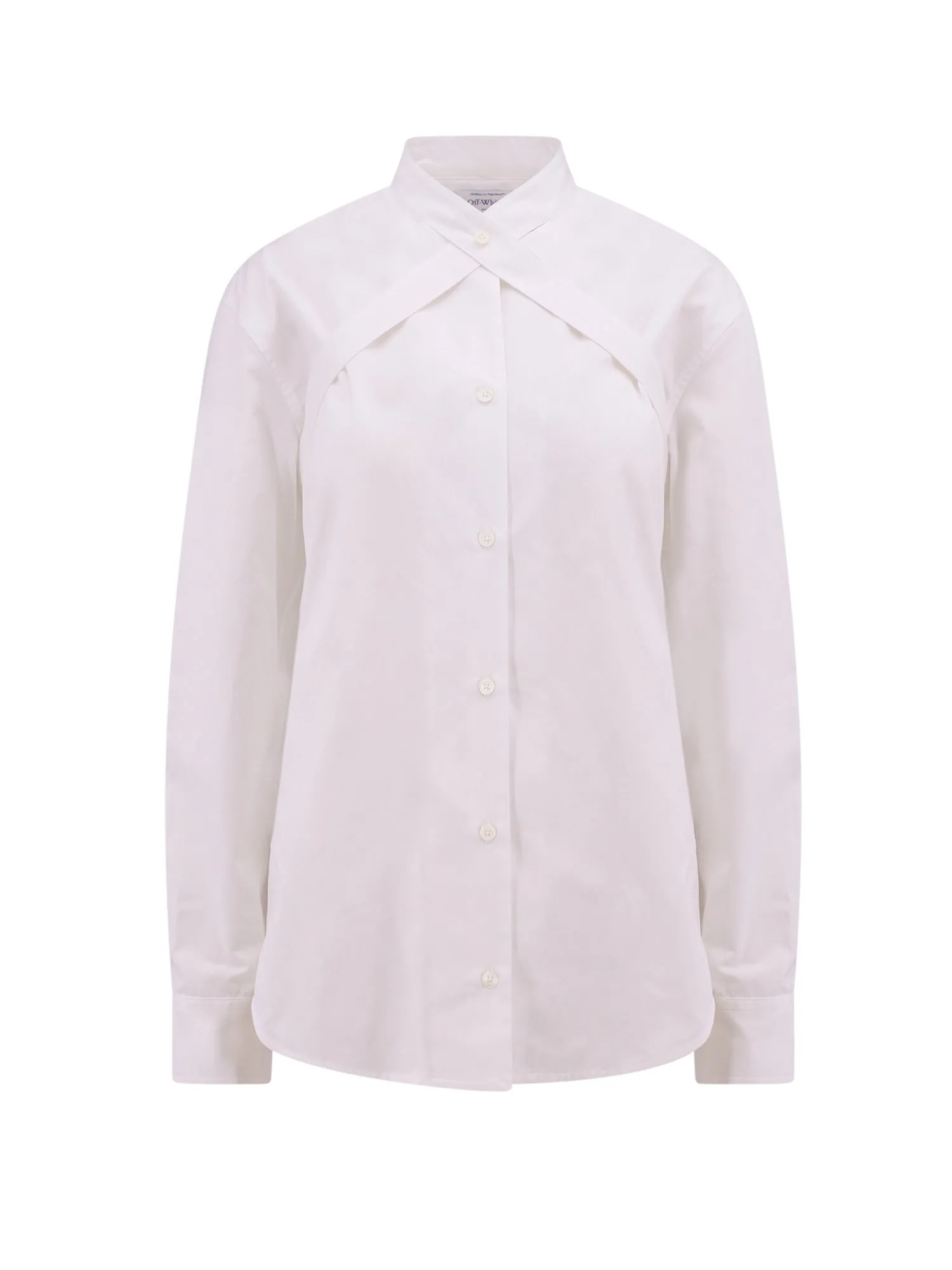 Cotton Shirt With Straps And Metal Buckle
