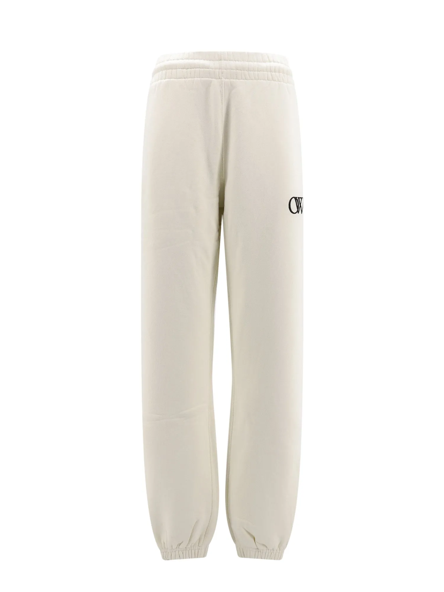 Cotton Trouser With Flocked Monogram