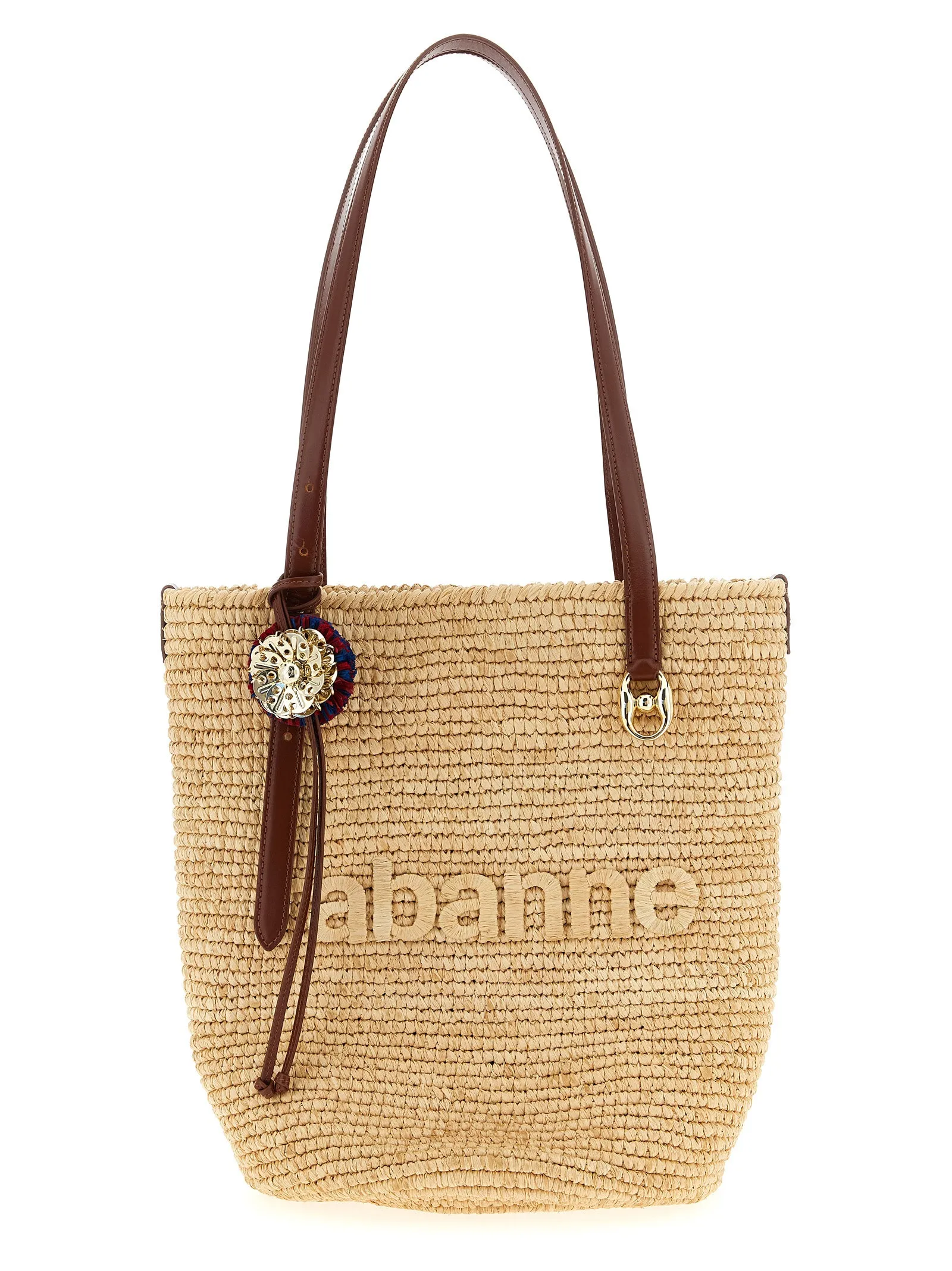 Natural Raffia Tote Beige