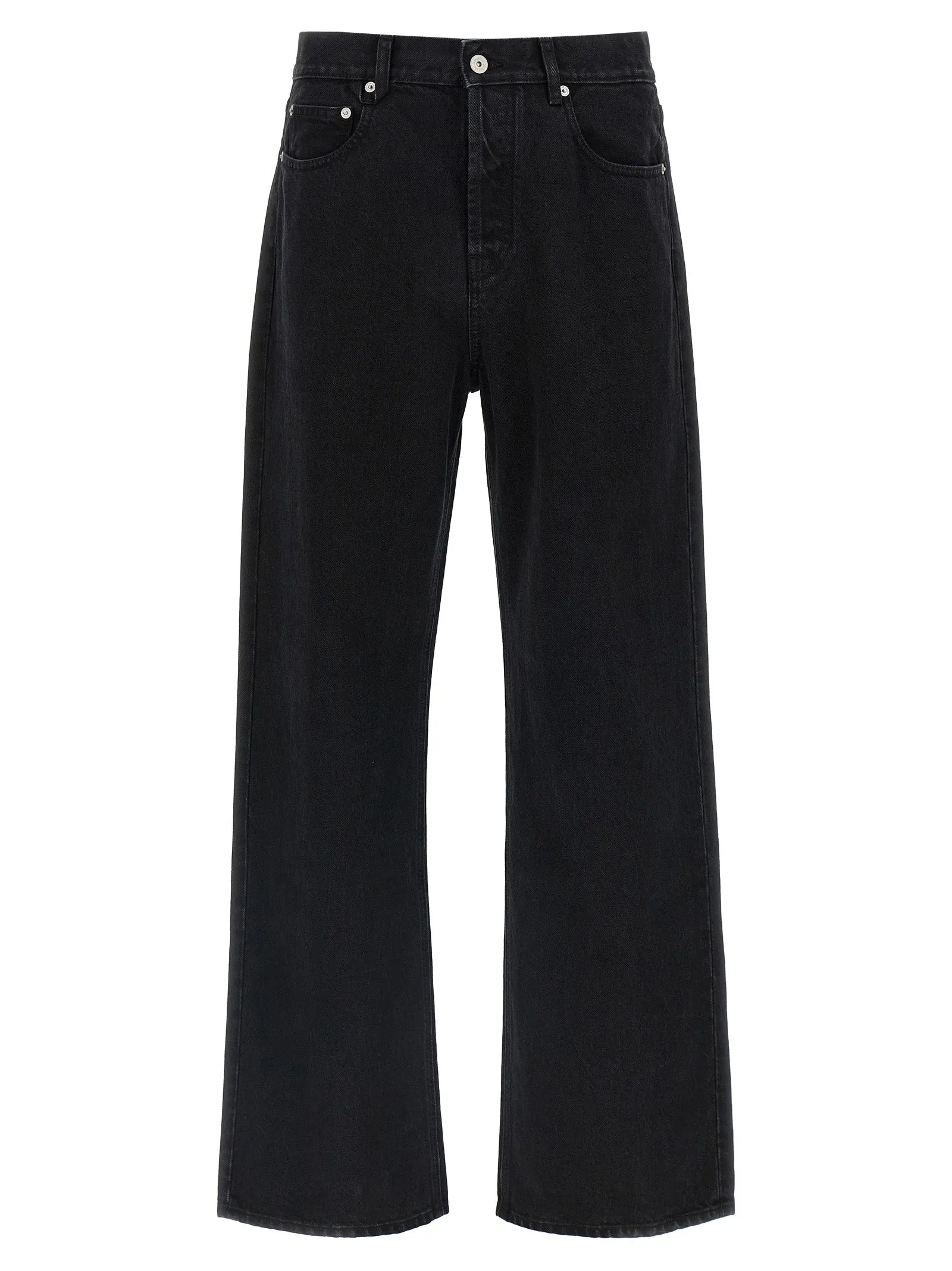 Le De-Nimes Droit Jeans Nero