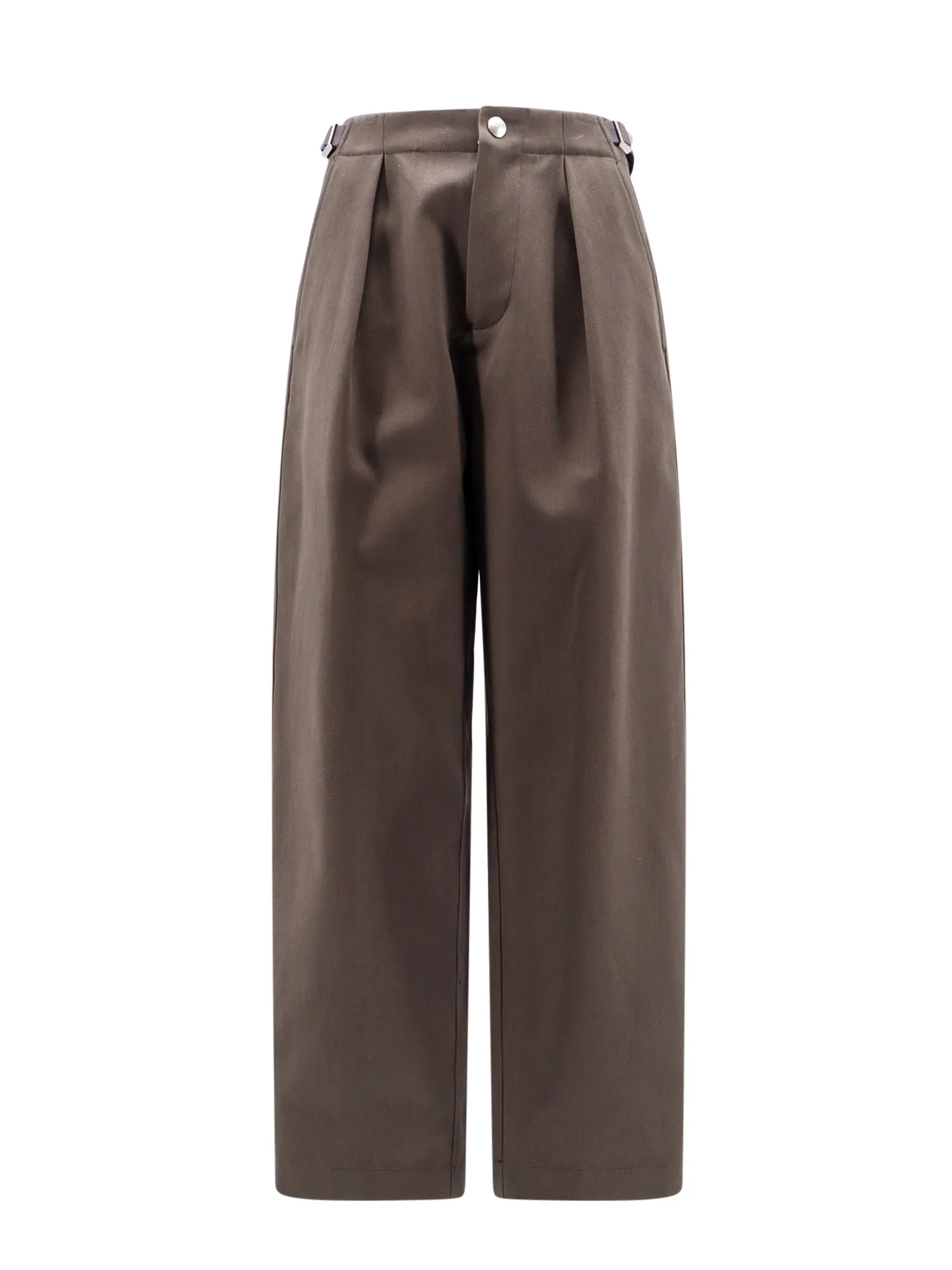 Cotton Trouser With Lateral Adjustable Straps