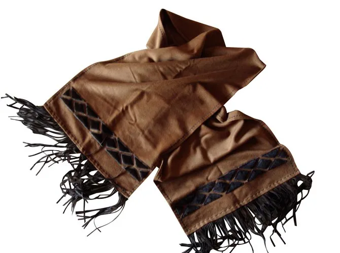 Autre Marque Sciarpa vintage Marrone