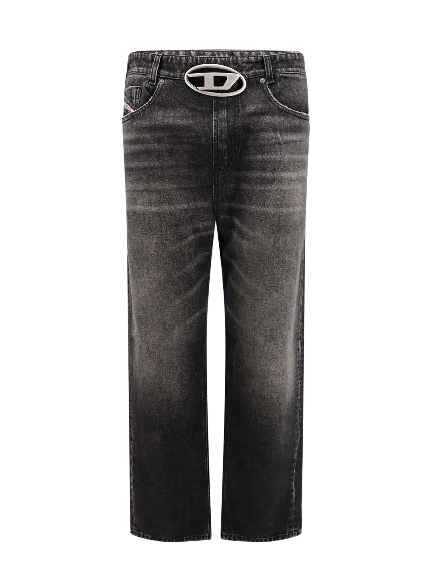 Cotton Trouser With Metal Oval-D Logo