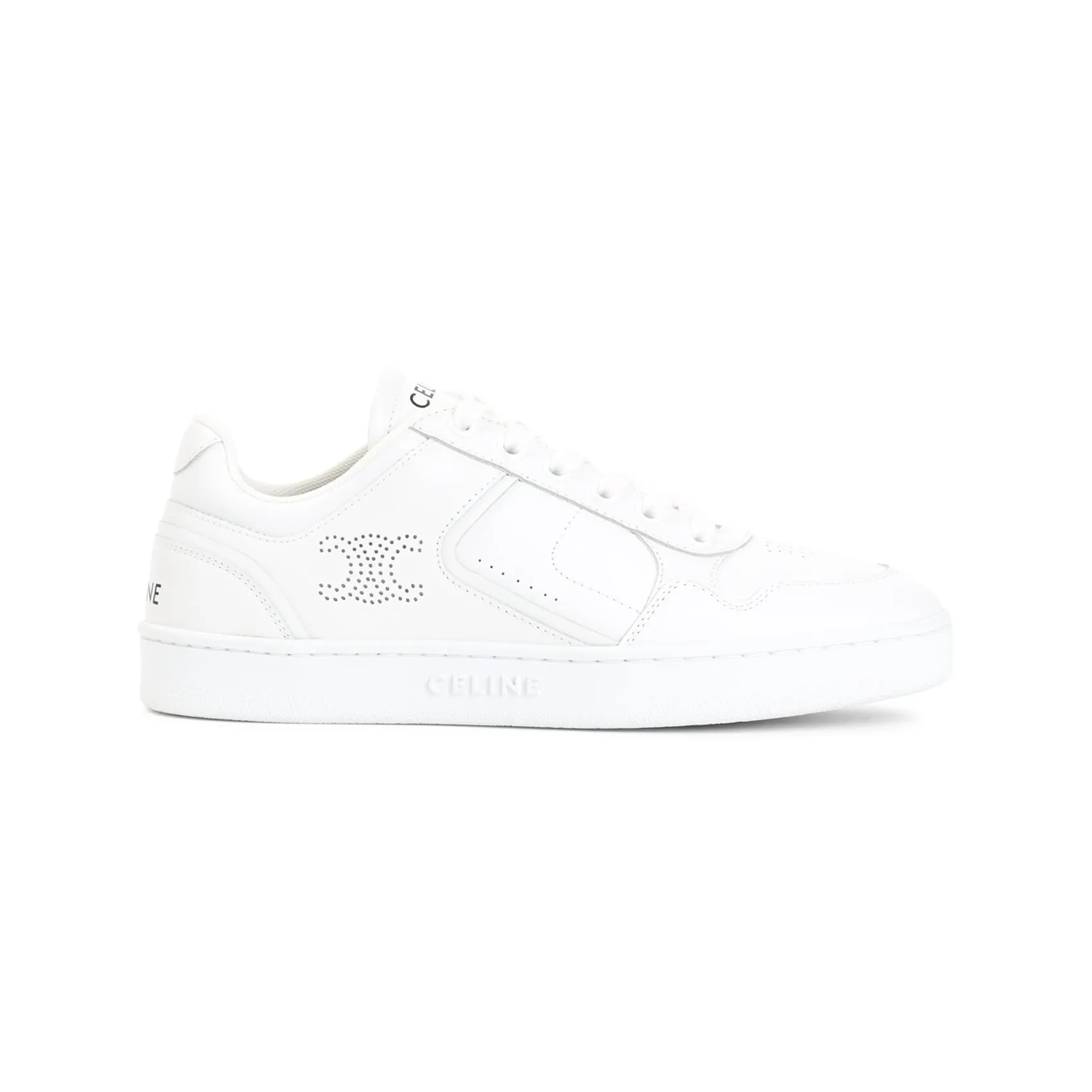 White Ct10 Calf Leather Sneakers