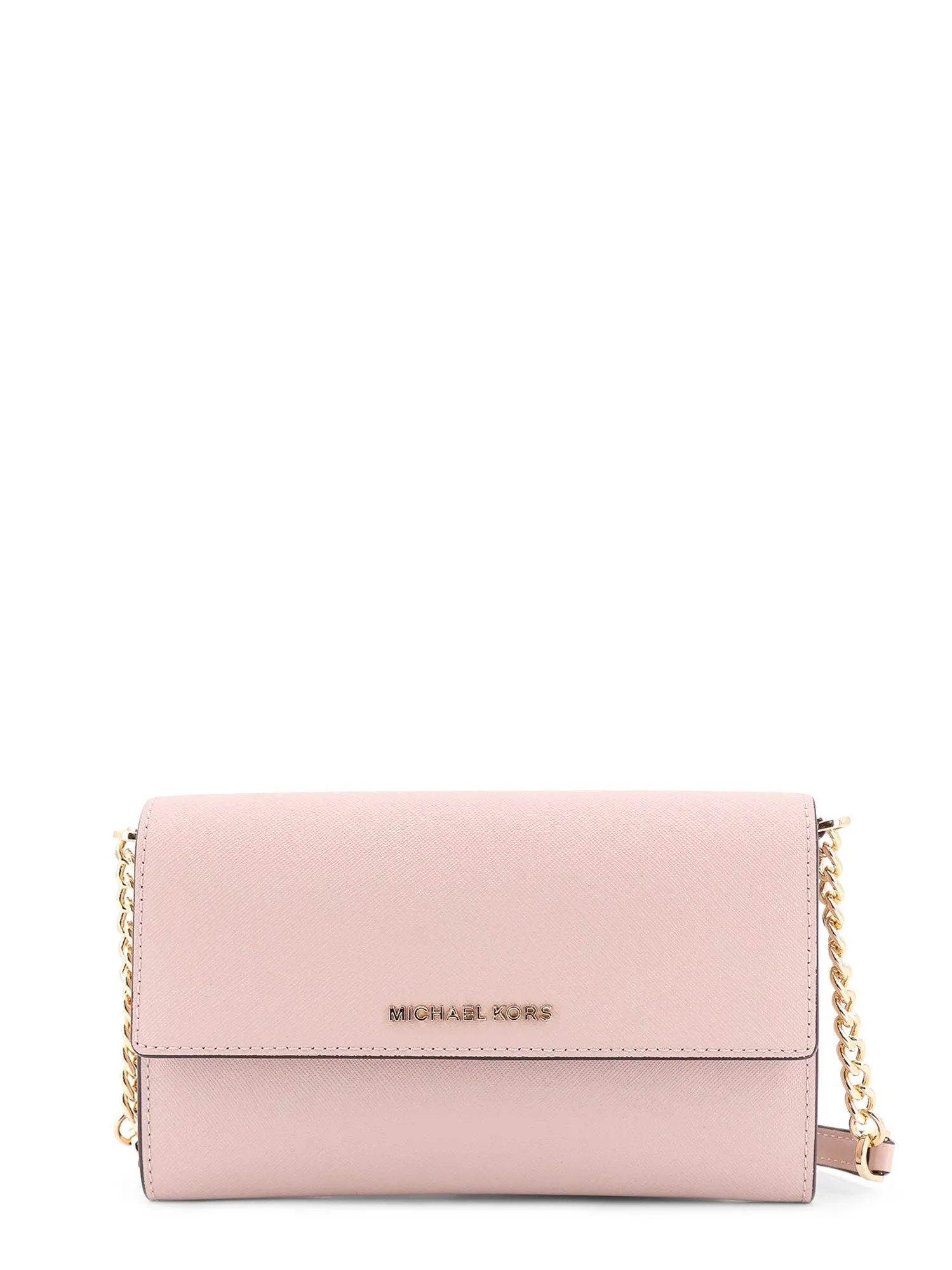 Jer Set Leather Shoulder Bag With Frontal Monogram