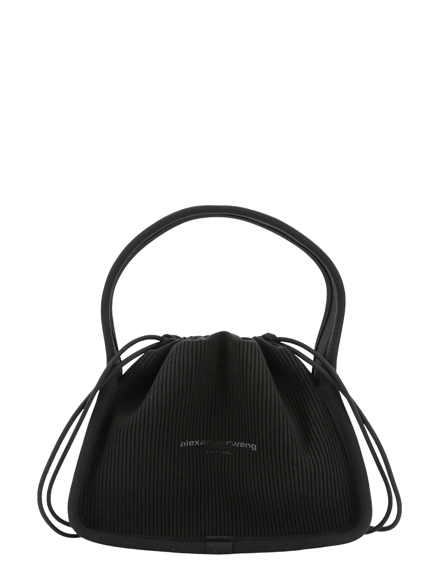 Ribbed Nylon Handbag