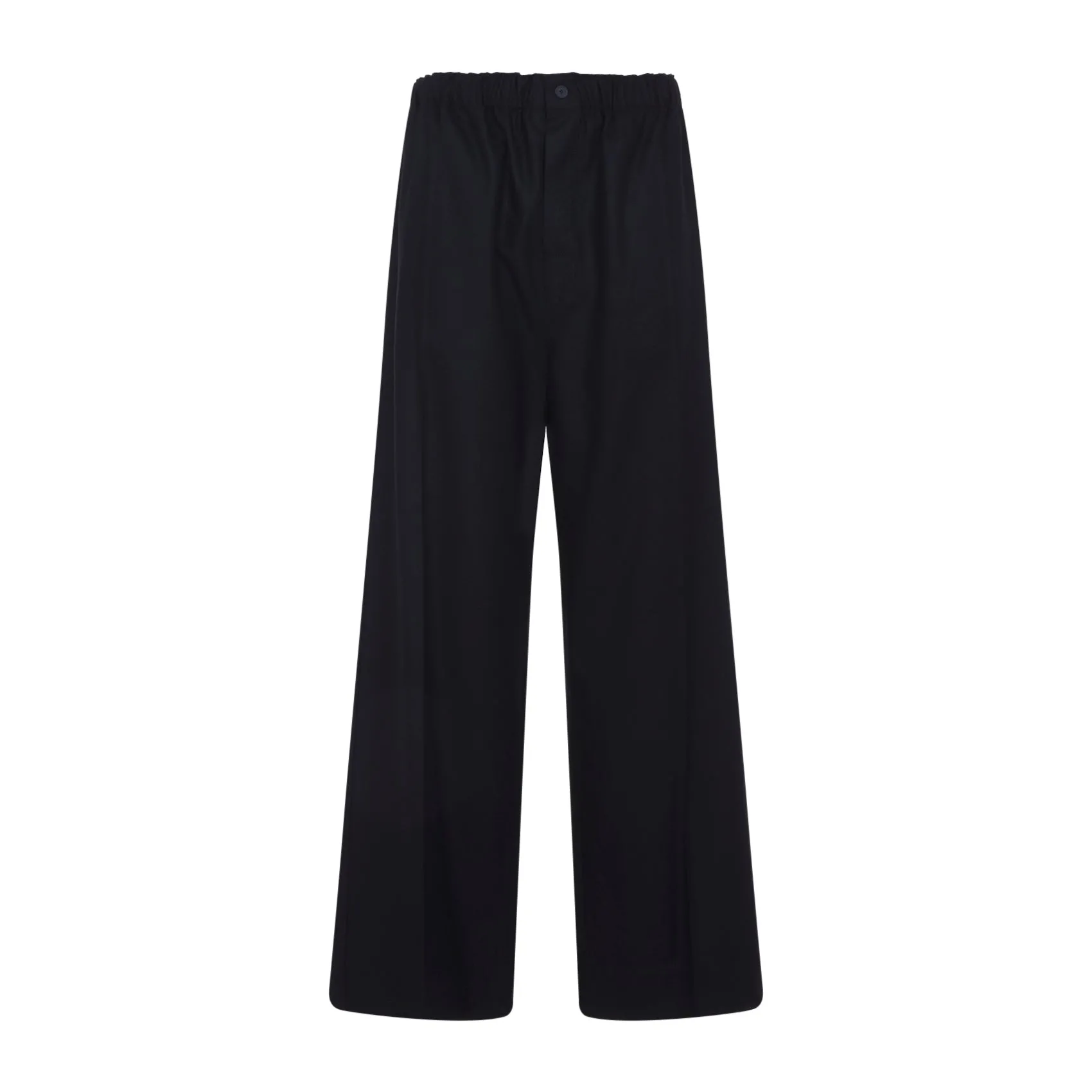 Midnight Blue Wool Tr305 Pull On Pants
