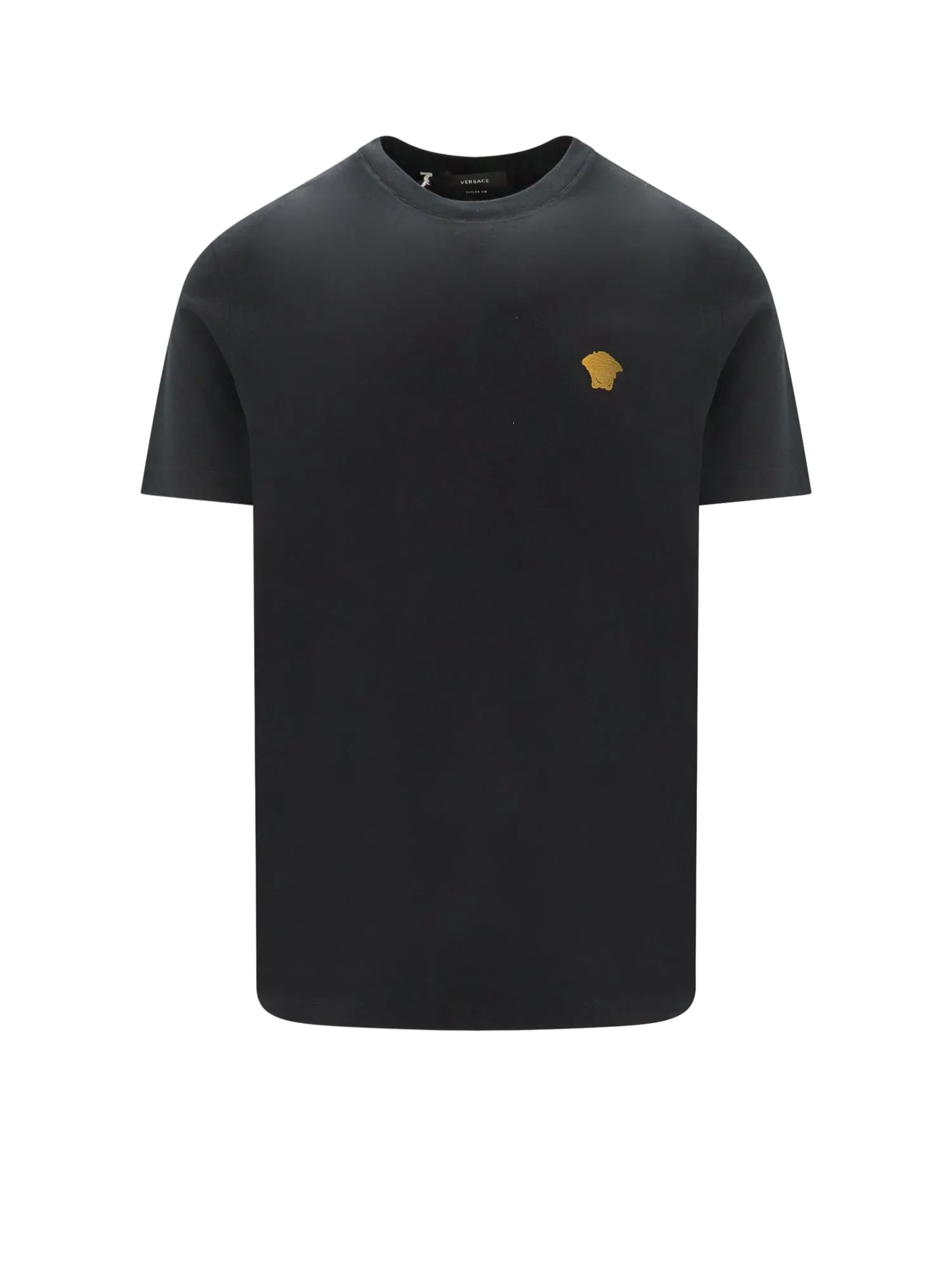 Cotton T-Shirt With Embroidered Logo On The Front